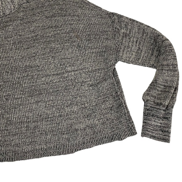 Free People Alana Off Shoulder Knit Gray Sweater - Picture 9 of 14